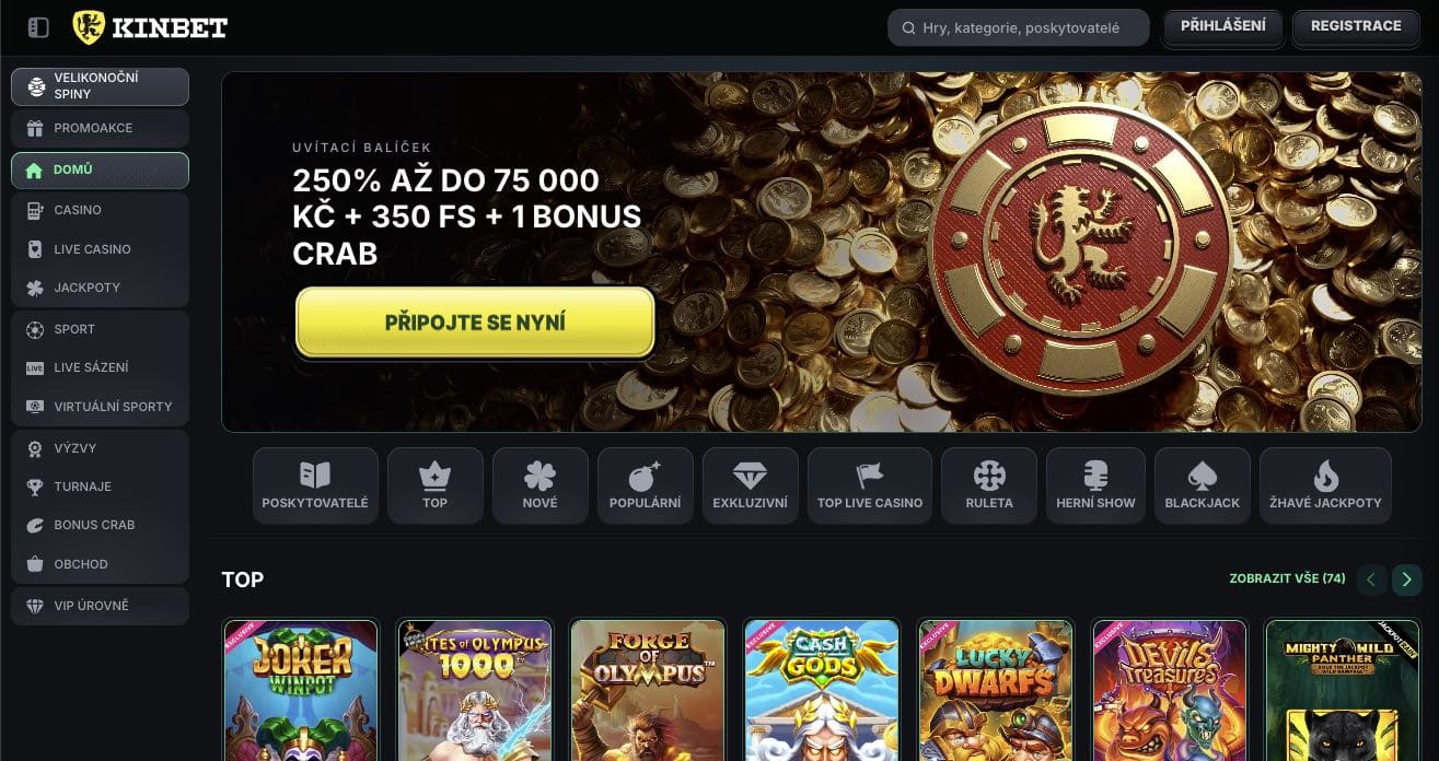 Kinbet casino Česká Republika