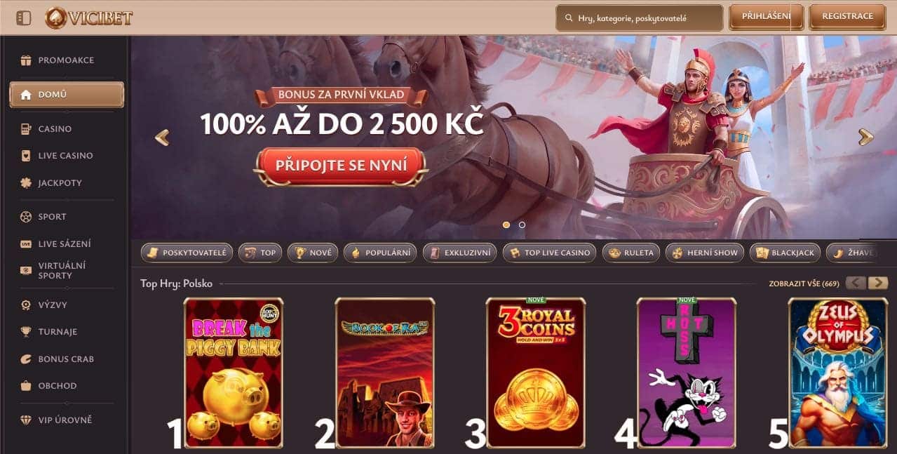 ViciBet casino Česká Republika
