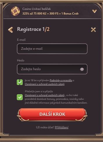 ViciBet casino registrace