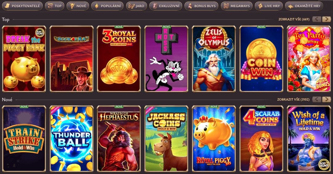 ViciBet casino hrací automaty