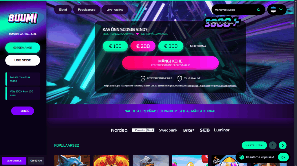 Buumi kasiino Eesti