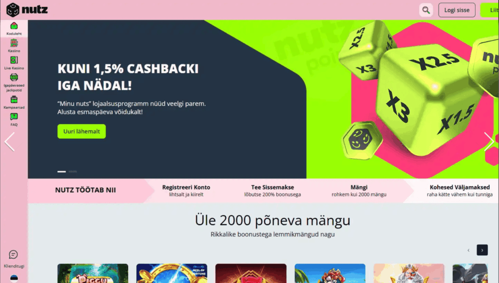 Nutz kasiino Eesti