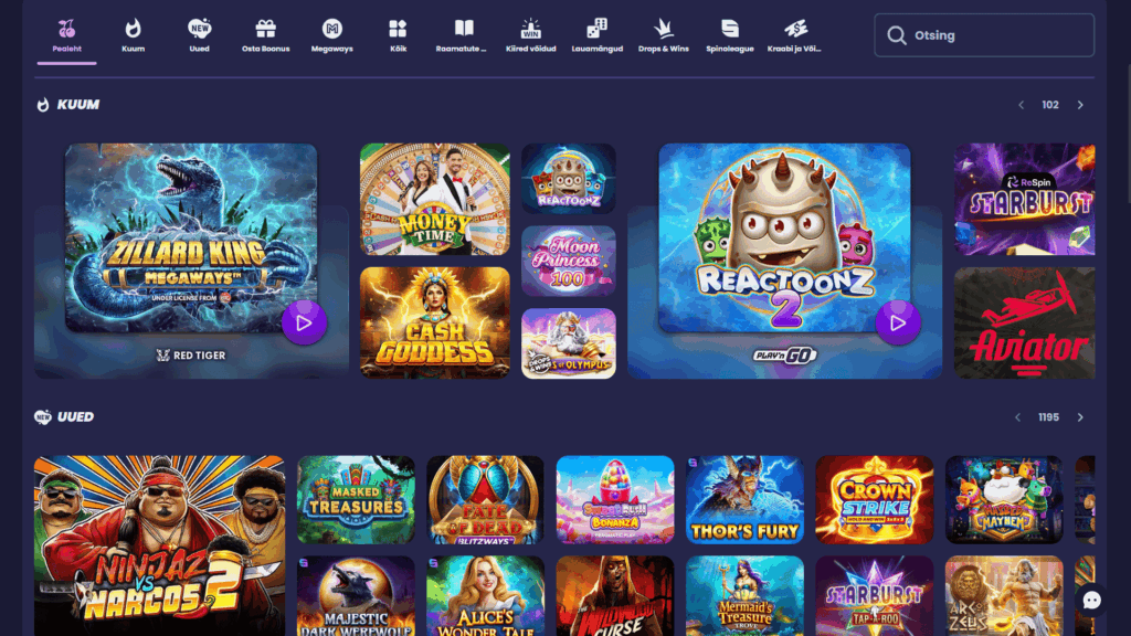 ReSpin kasiino slotimängud