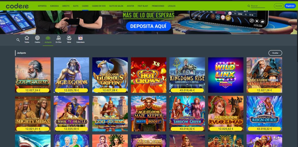 codere juegos