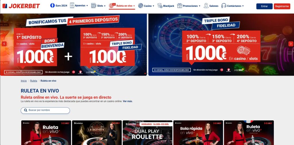 jokerbet casino en vivo