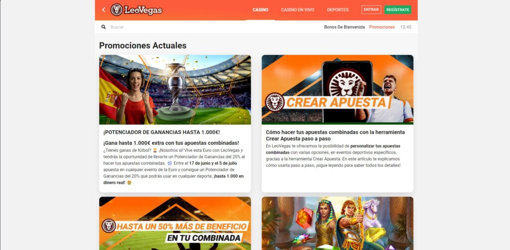 leovegas promociones