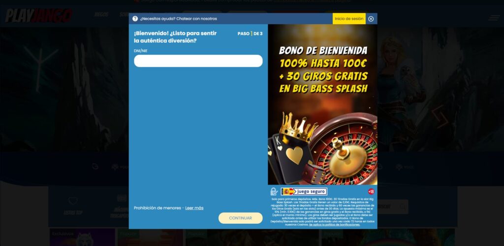 playjango registrate