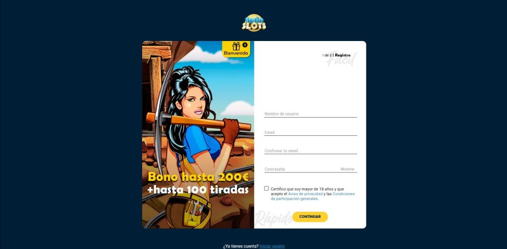 todoslots registrate