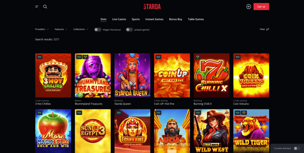 Starda Casino Φρουτάκια