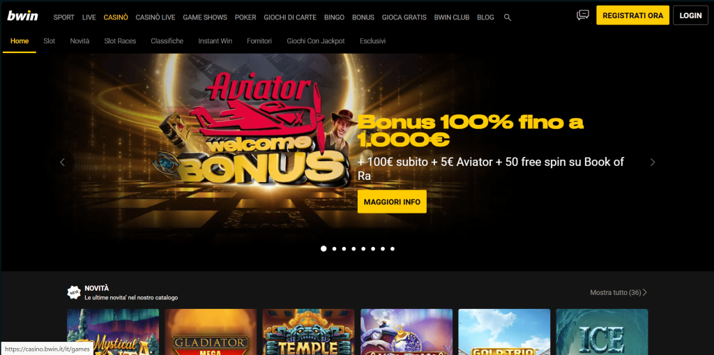 Bwin casinò Italia
