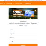 Registrazione al casinò Betsson