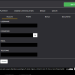 Registrazione al casinò Big