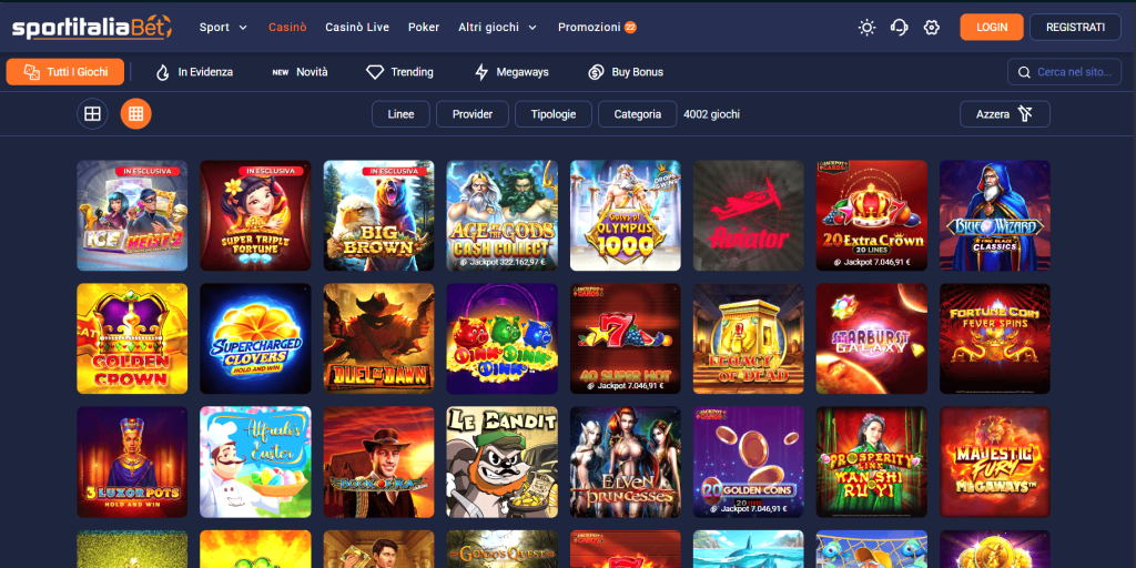 Slot del casinò SportitaliaBet