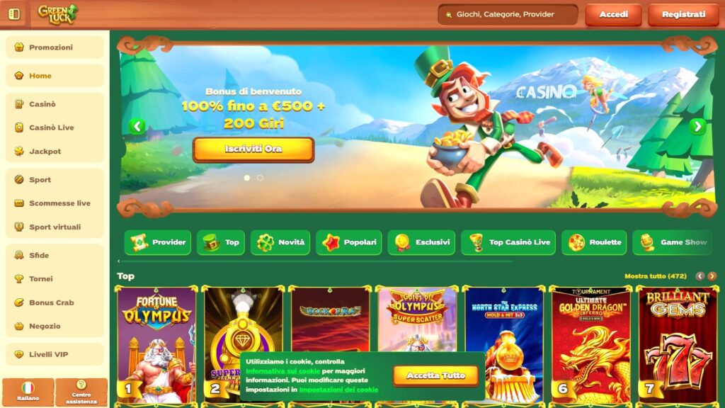 GreenLuck casinò Italia