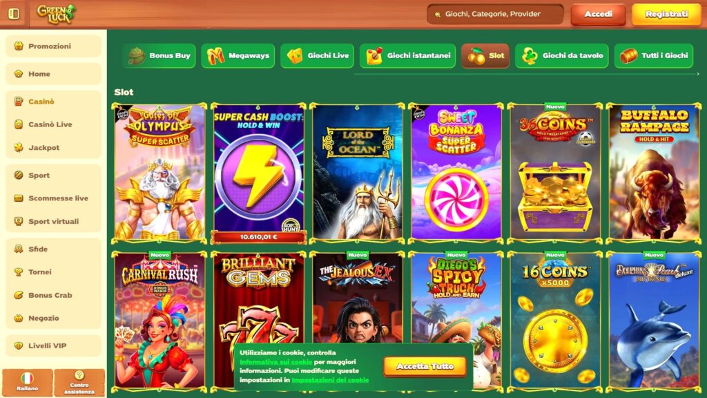 Slot del casinò GreenLuck