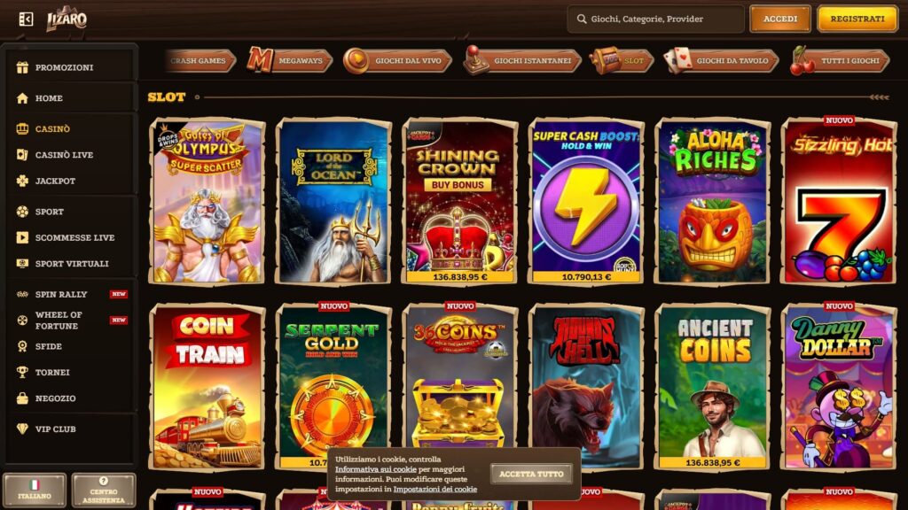 Slot del casinò Lizaro
