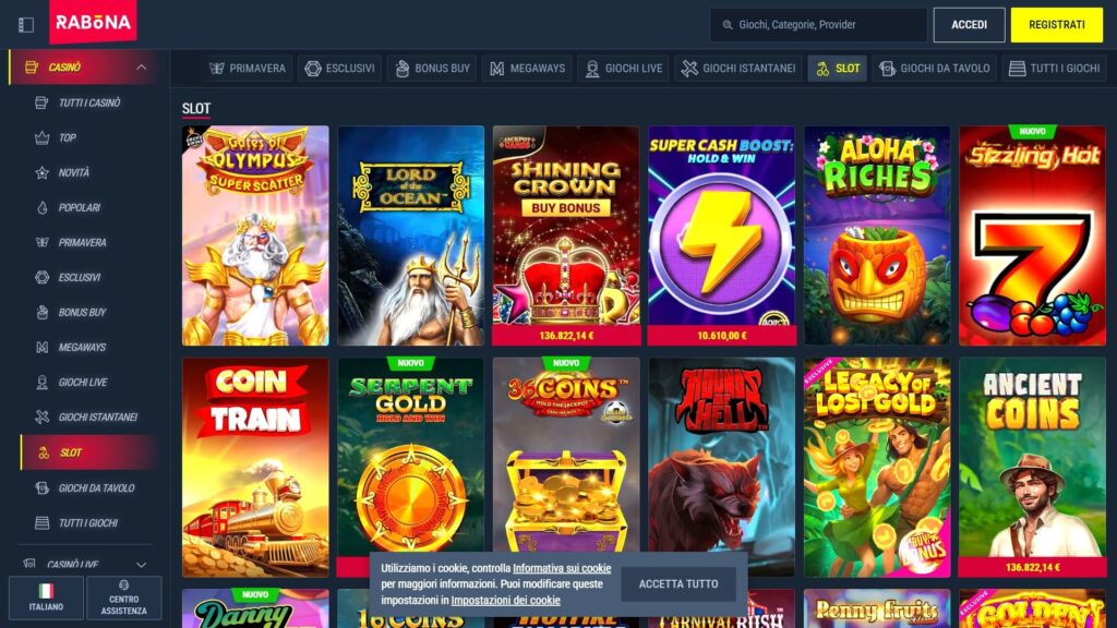 Slot del casinò Rabona