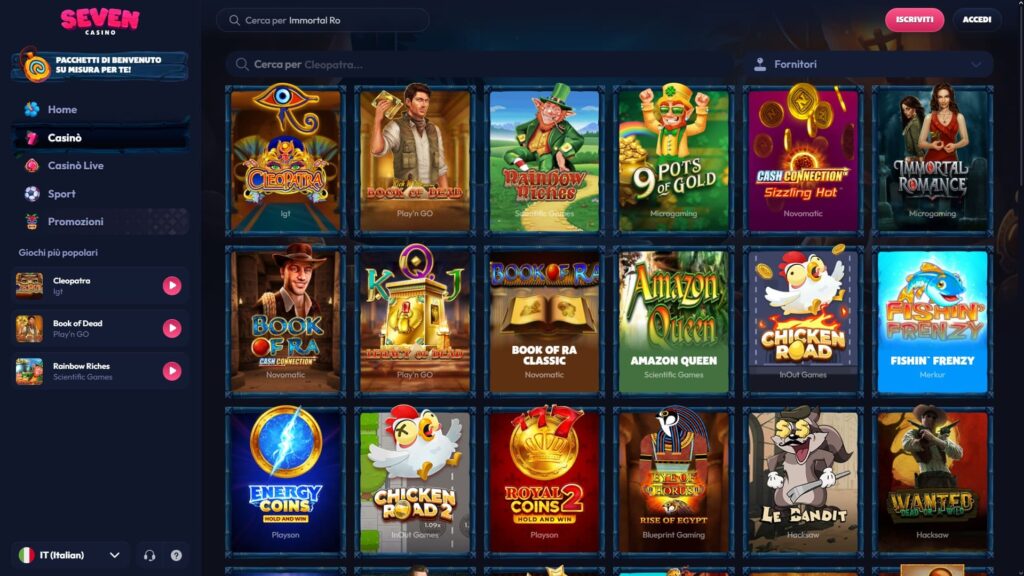 Slot del casinò Seven