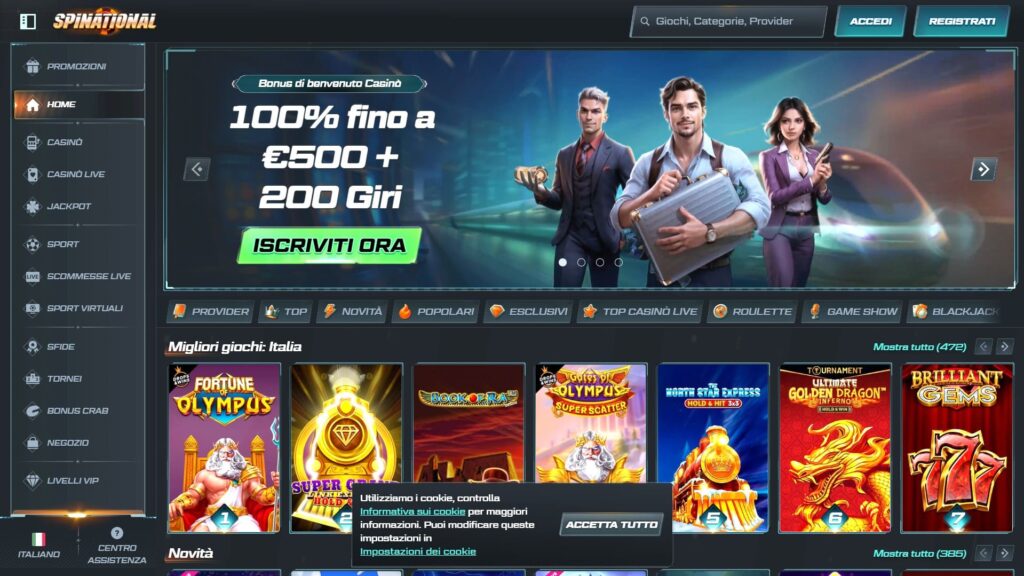 Spinational casinò Italia