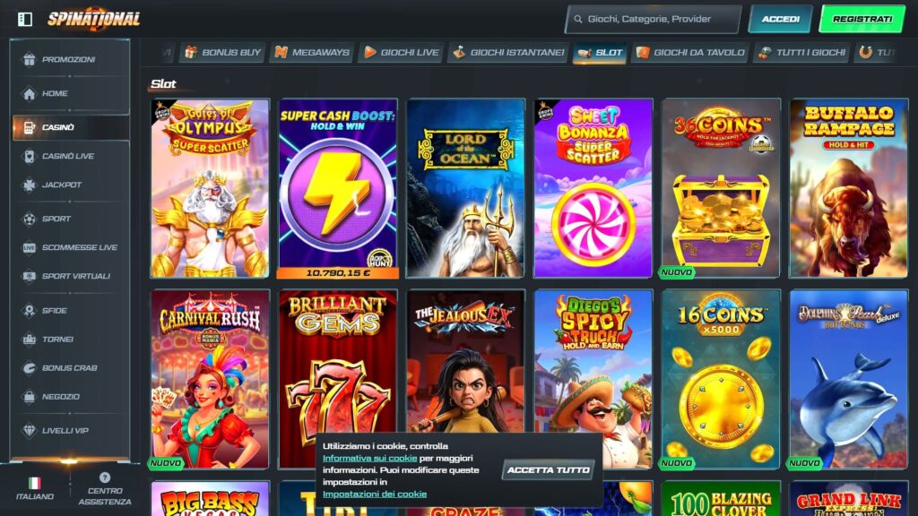 Slot del casinò Spinational