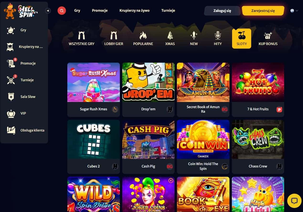 HellSpin casino automaty do gier