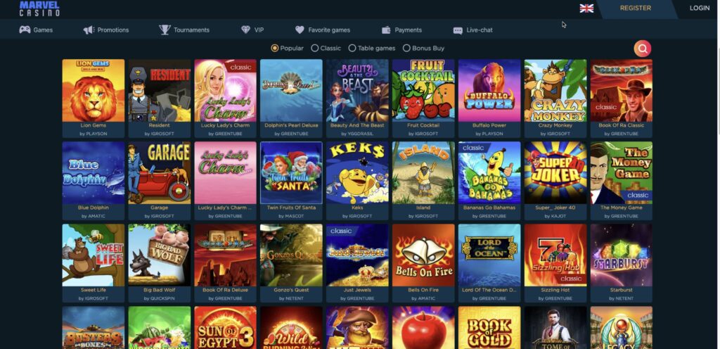 Marvel casino automaty do gier