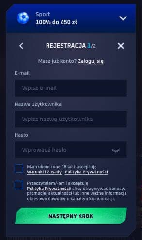SportAza casino rejestracja konta