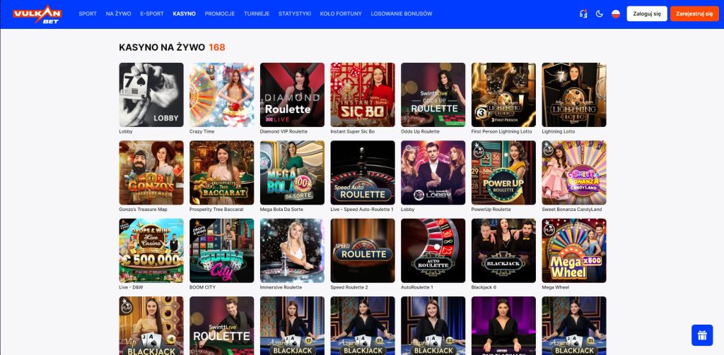 vulkanbet kasyno na zywo