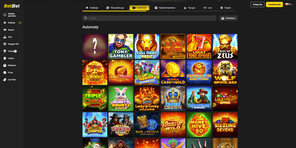 Betibet casino automaty do gier