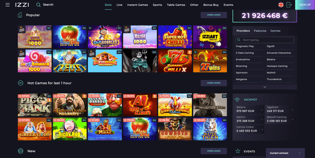 Izzi casino automaty do gier