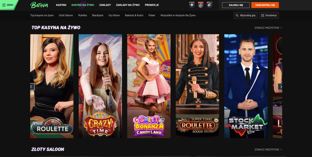 Gra z krupierami na żywo