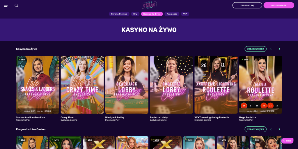 Gra z krupierami na żywo