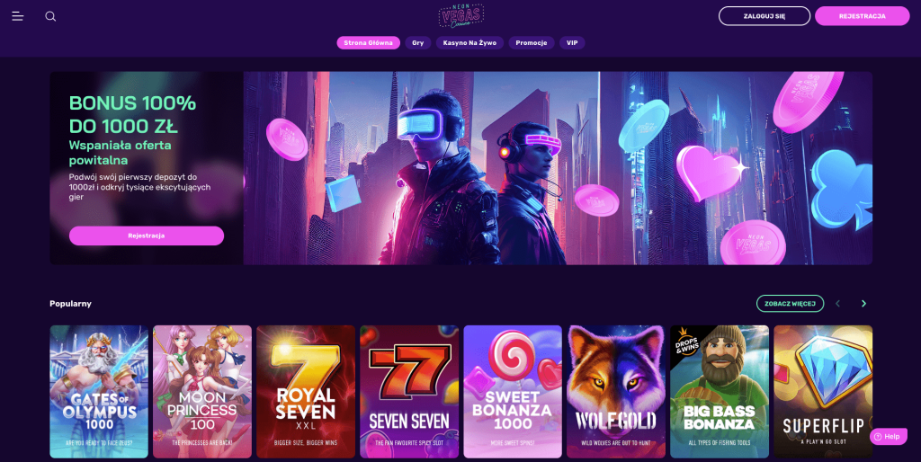 Neon Vegas casino Polska