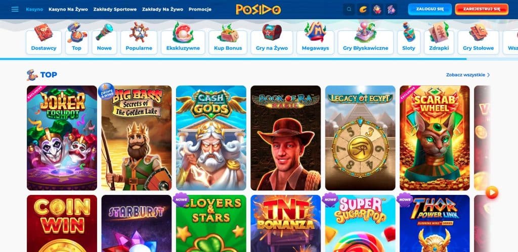 Posido casino automaty do gier