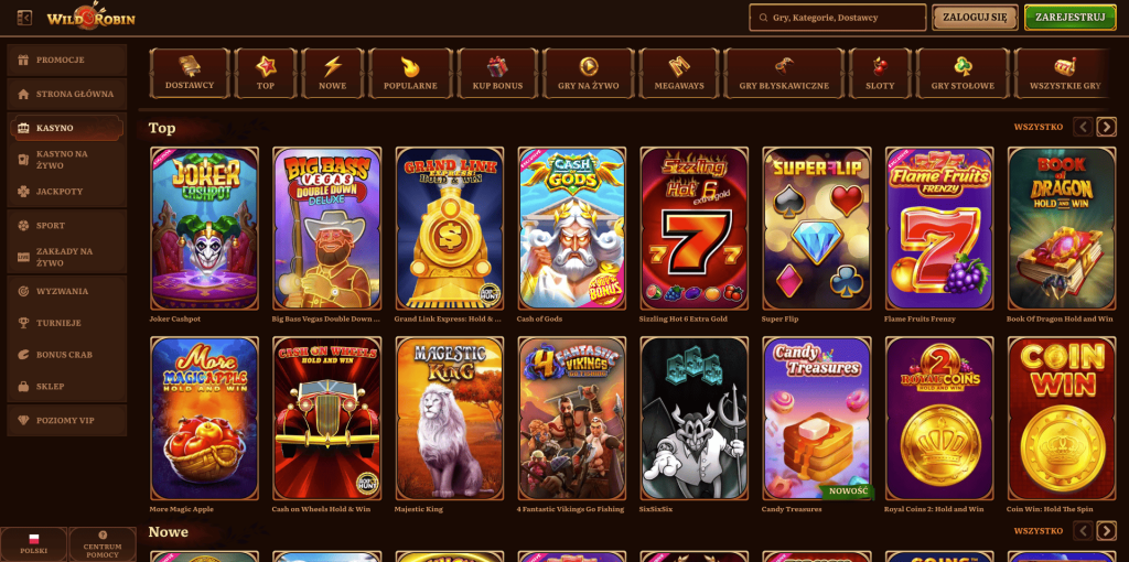 WildRobin kasyno automaty do gry