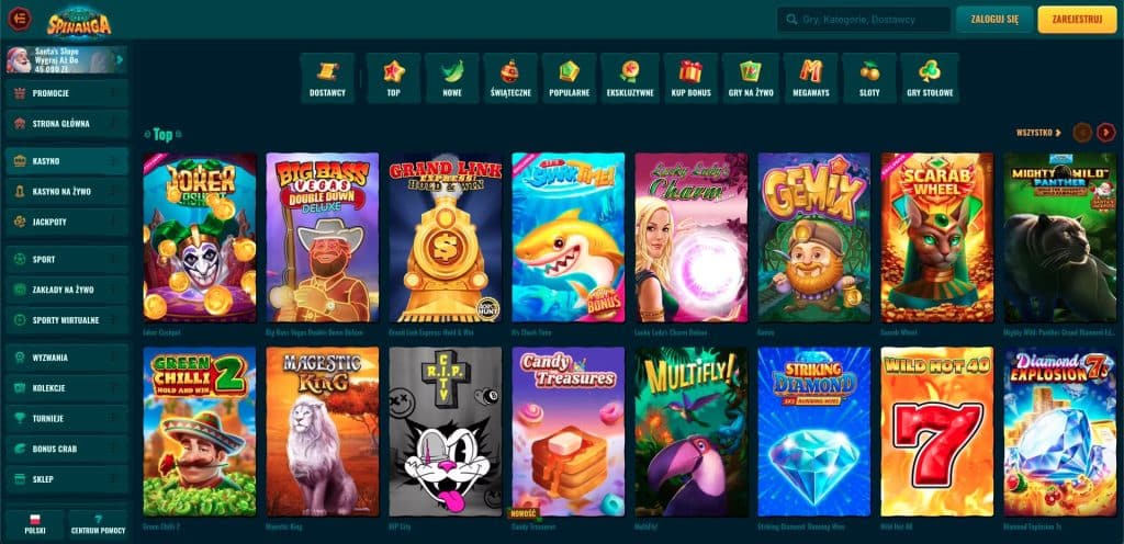 Spinanga casino automaty do gier