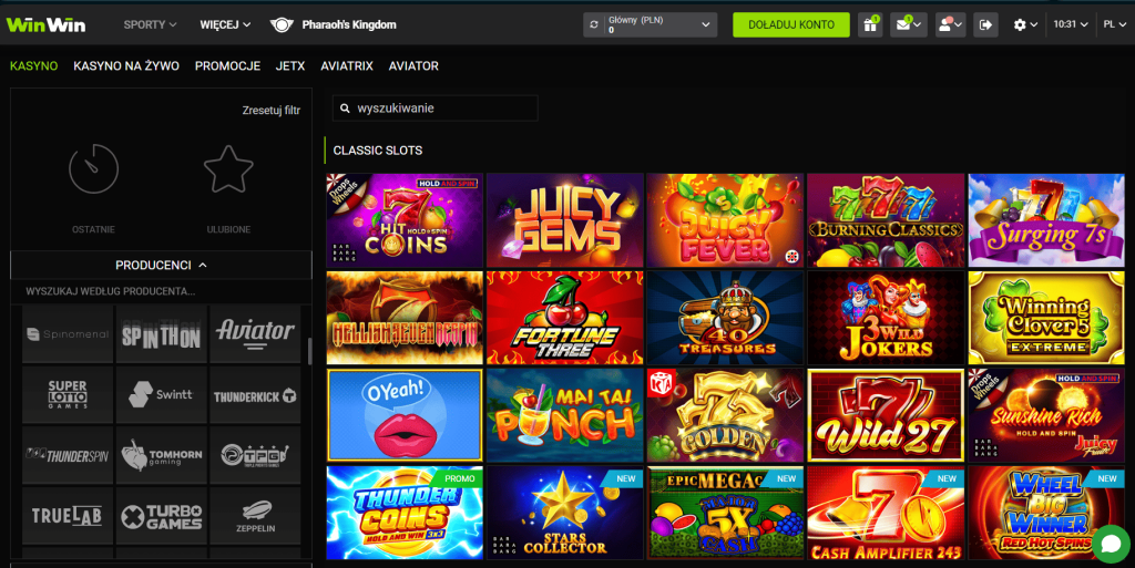 WinWin kasyno automaty do gry