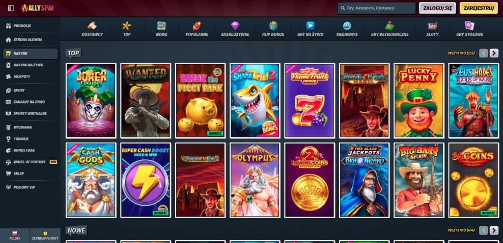 AllySpin casino automaty do gier