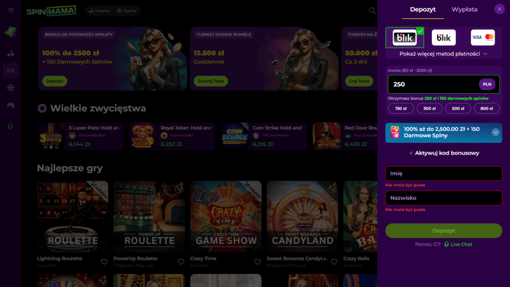 Metody Wpłaty i Wypłat