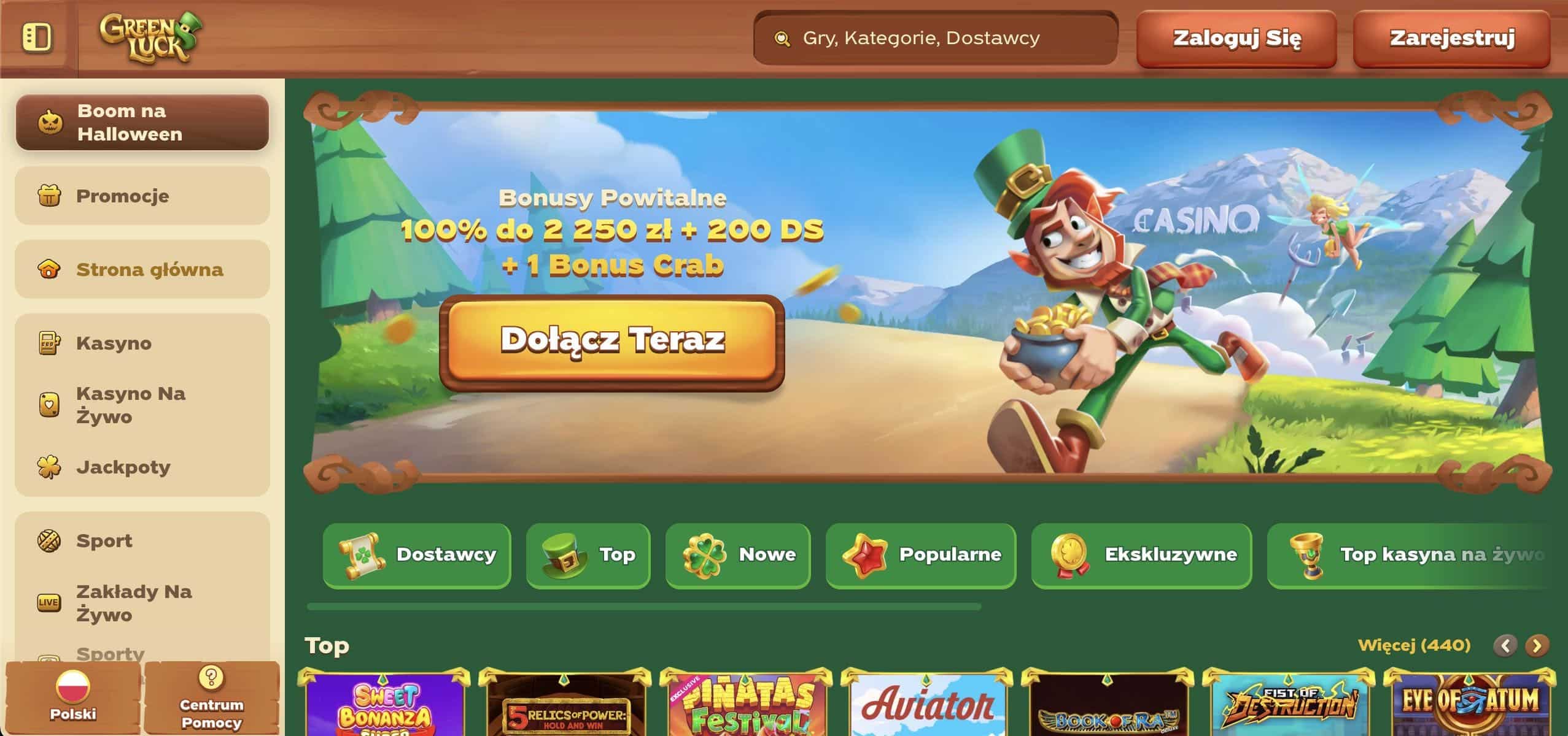 GreenLuck casino Polska