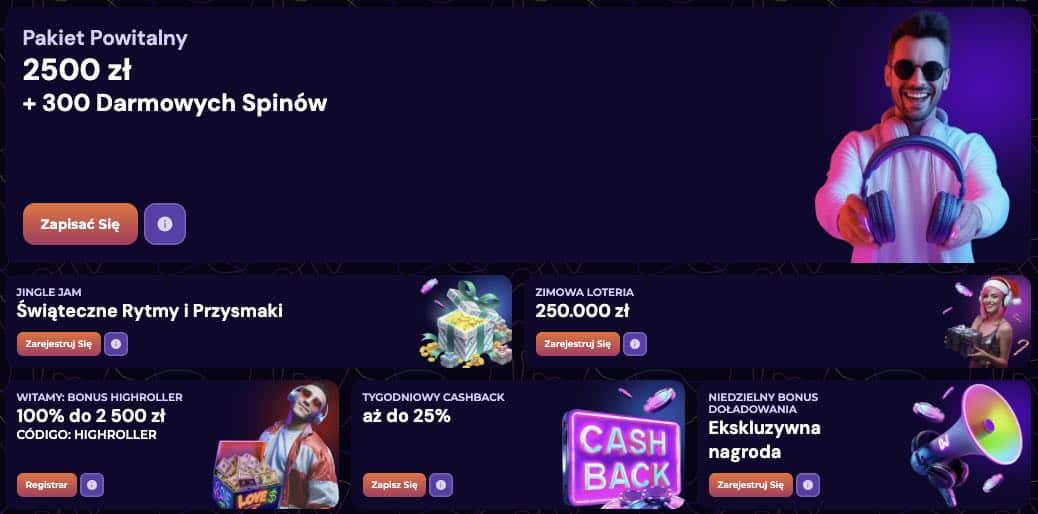 SlotsDJ casino bonusy