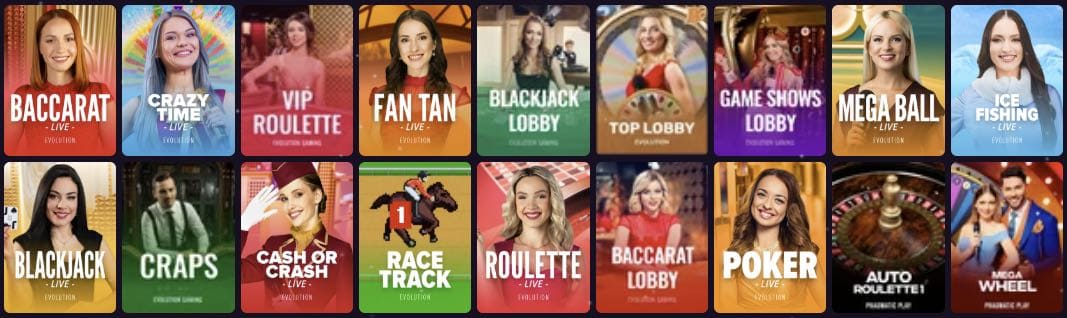 Gra z krupierami na żywo