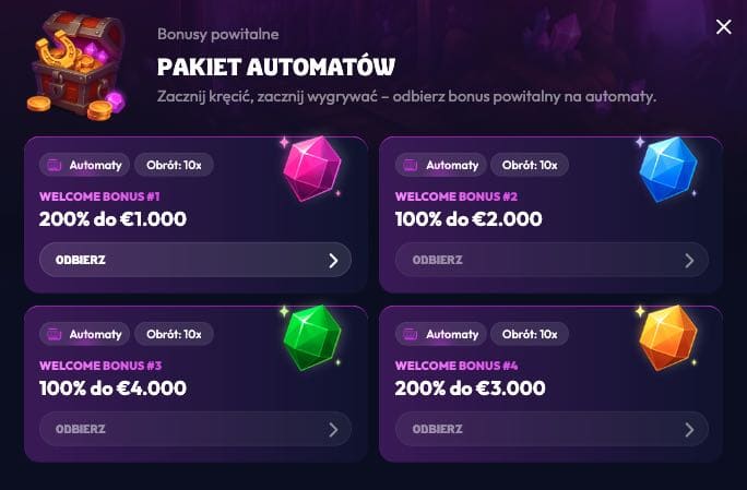 Wildzy casino bonusy