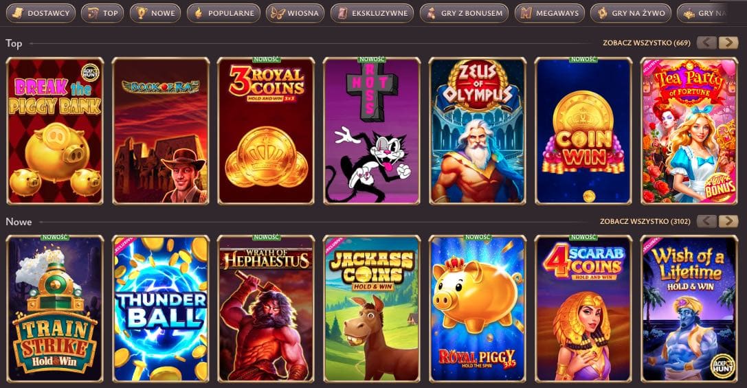 ViciBet casino automaty do gier