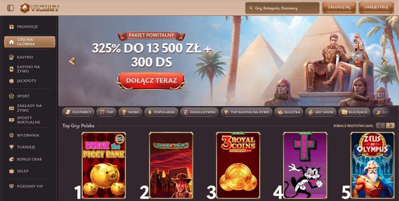 ViciBet casino Polska