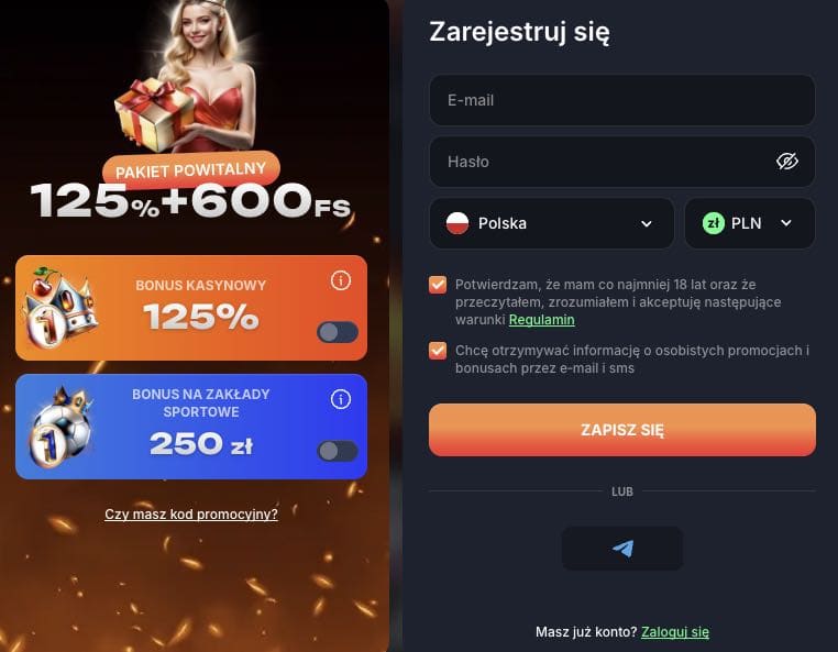 Beef casino rejestracja konta