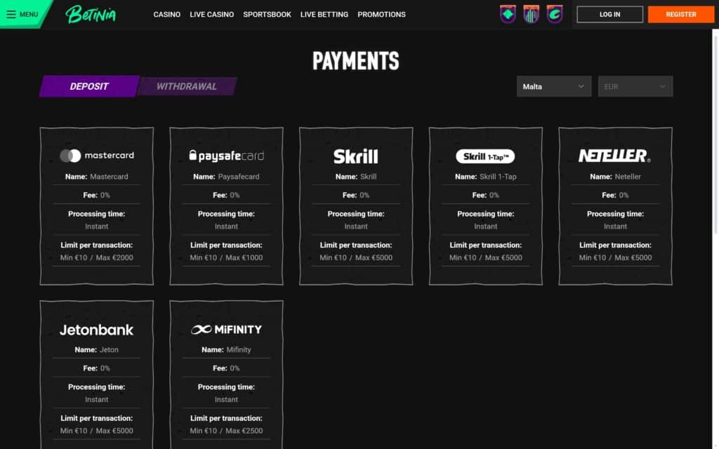 Payments