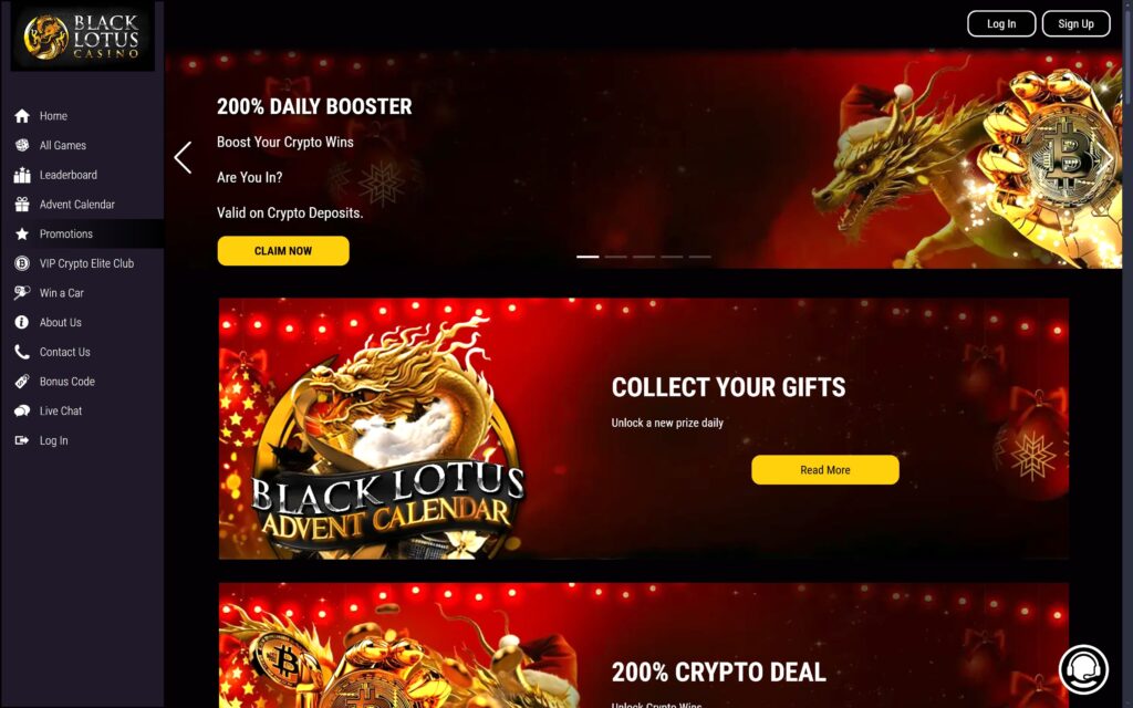 Black Lotus casino bonuses