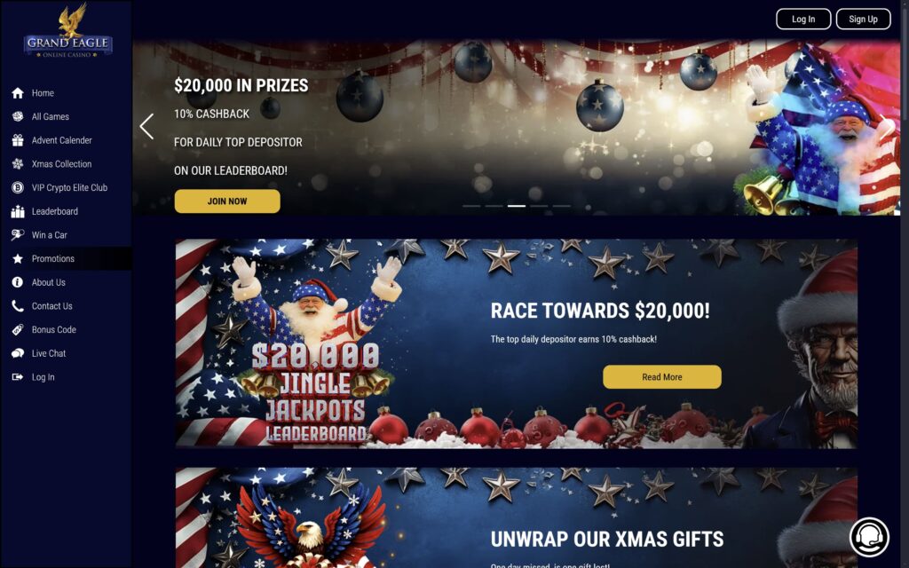 Grand Eagle casino bonuses