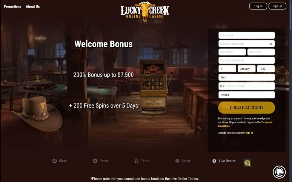 Lucky Creek casino